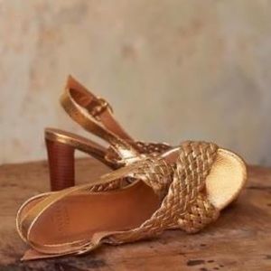 NWOB Sézane High Maud Heeled Sandals
